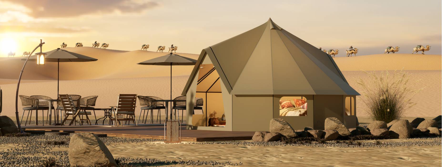 江海区露营酒店帐篷产品